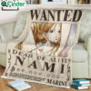 One piece Nami 27S Current Wanted soft blanket