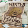 One piece Pekoms 27S Wanted soft blanket
