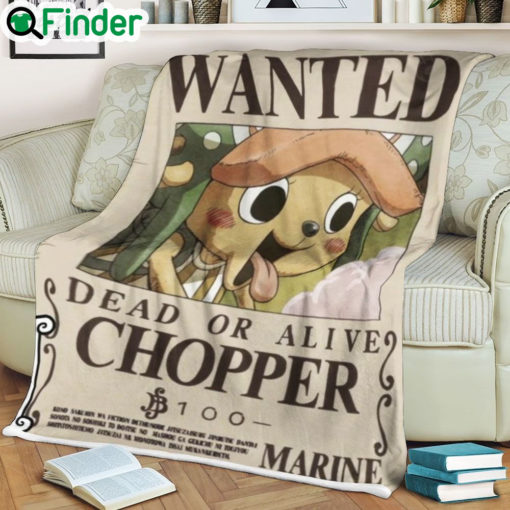 One piece Tony Tony Chopper 27S Current Wanted soft blanket