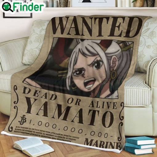 One piece Yamato Wanted soft blanket