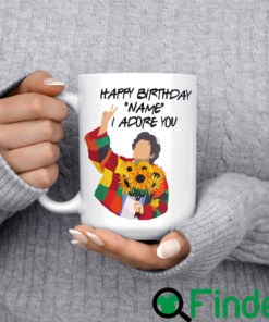 Personalized Happy Birthday I ADore You Funny Coffee Mug 1