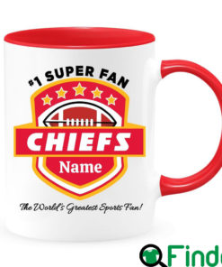 Personalized Kansas City Chiefs Inspired 1 Super Fan Coffee Mug 1