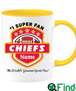 Personalized Kansas City Chiefs Inspired 1 Super Fan Coffee Mug 2