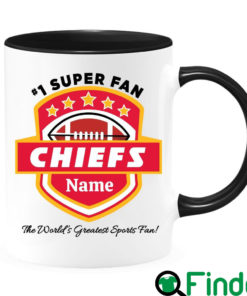 Personalized Kansas City Chiefs Inspired 1 Super Fan Coffee Mug 3