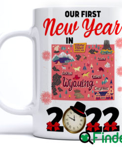 Personalized Our First New Year In Wyoming Coffee Mug 2022