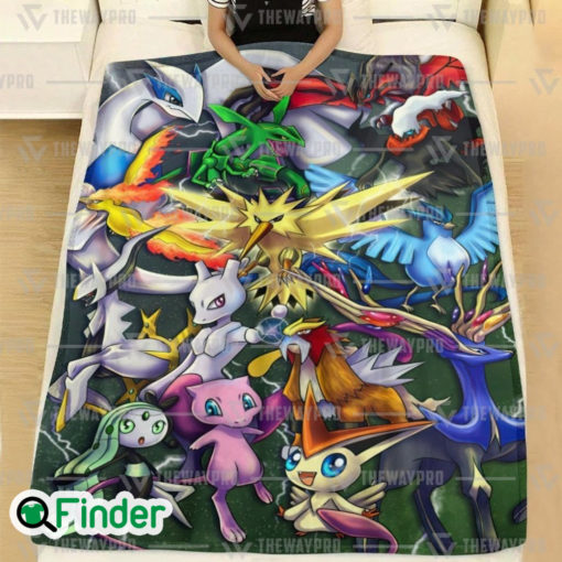 Pokemon Legendary Custom Fleece Blanket 1