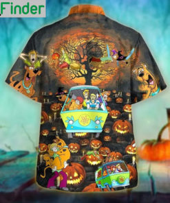 Scooby doo happy halloween unisex hawaiian shirt 1