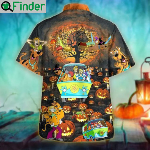 Scooby doo happy halloween unisex hawaiian shirt 1