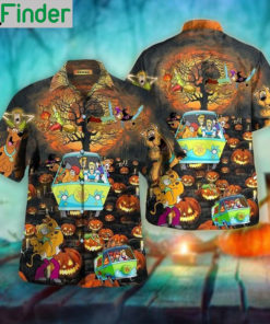 Scooby doo happy halloween unisex hawaiian shirt 2