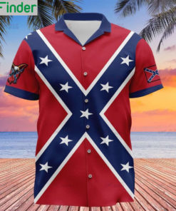 Southern confederate flag the south will rise again hawaiian shirt 2