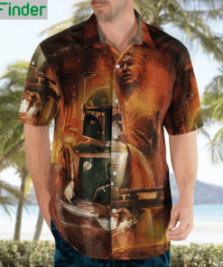 Star wars han solo carbonite hawaiian shirt 1