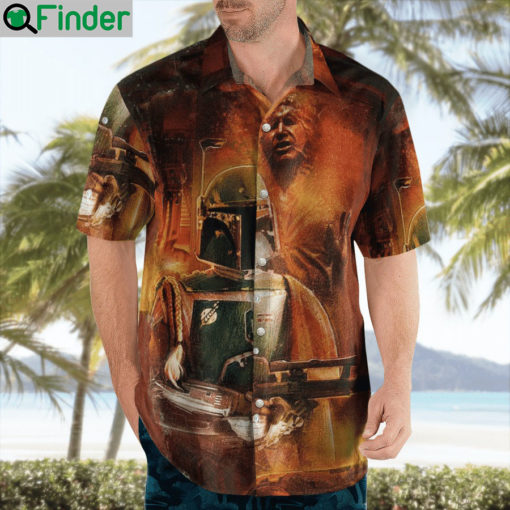 Star wars han solo carbonite hawaiian shirt 1