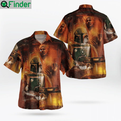 Star wars han solo carbonite hawaiian shirt 2