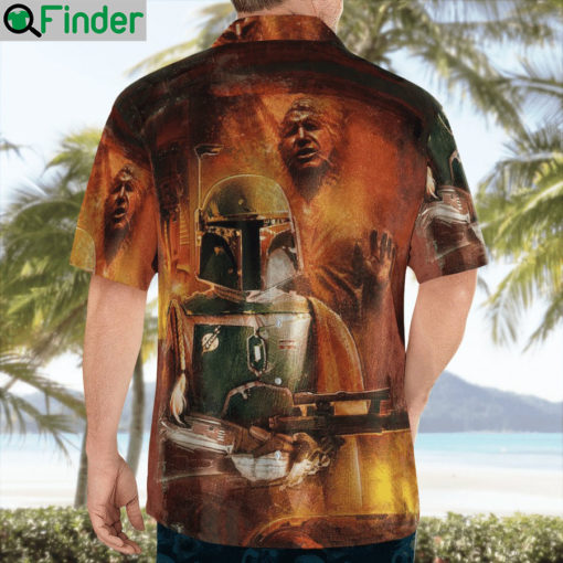 Star wars han solo carbonite hawaiian shirt 3