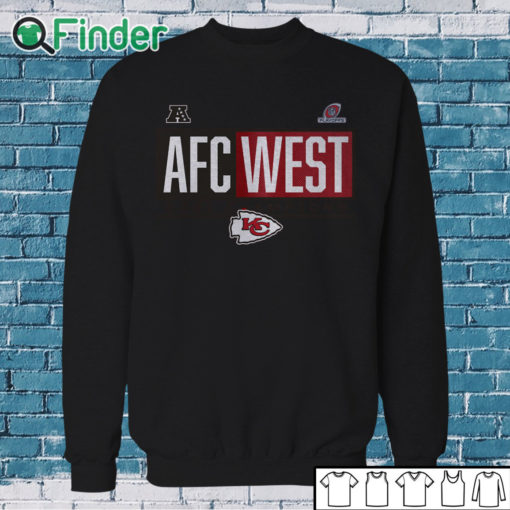 Sweatshirt Kansas City Chiefs 2021 AFC West Division Champions Blocked Favorite T Shirt