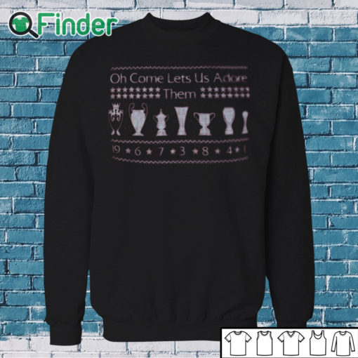 Sweatshirt Liverpool Oh Come Lets Us Adore Christmas Shirt