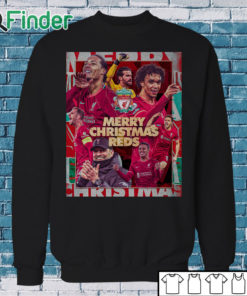 Sweatshirt Merry Christmas Reds Liverpool Football Club T shirt