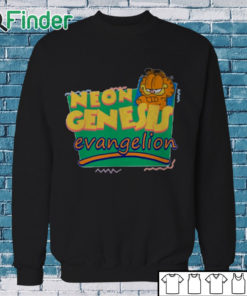 Sweatshirt Neon Genesis Evangelion Meets Garfield And Friends T Shirt