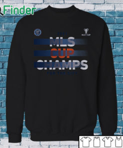 Sweatshirt New York City FC 2021 MLS Cup Champions Five Points T Shirt