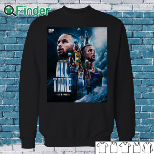 Sweatshirt Stephen Curry All Time 3PM Leader Shirt