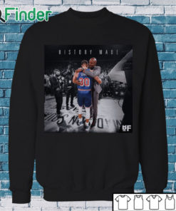 Sweatshirt Stephen Curry has passed Ray Allen for number 1 on the All Time 3 Pointers T shirt 1