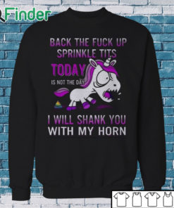 Sweatshirt back the fuck up sprinkle tits