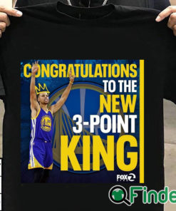 T shirt black 2974 times legendary Stephen Curry New owner of NBA three point record T shirt