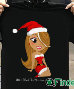 T shirt black All I Want for Christmas is You Mariah Carey T shirt