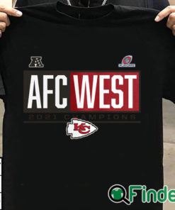 T shirt black Kansas City Chiefs 2021 AFC West Division Champions Blocked Favorite T Shirt