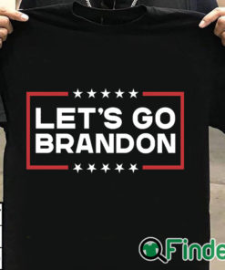 T shirt black Lets Go Brandon Shirt