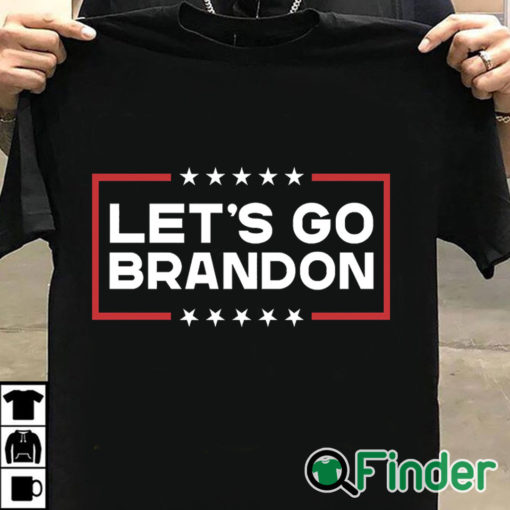 T shirt black Lets Go Brandon Shirt