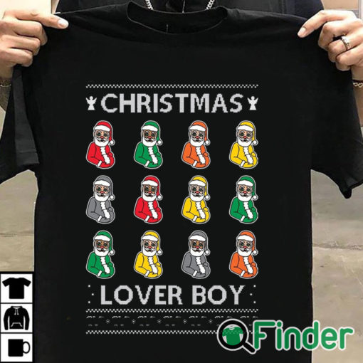 T shirt black Lover Boy Christmas Sweater Sweatshirt