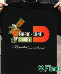 T shirt black MARIO CANE COUNTY coach cristobal shirt