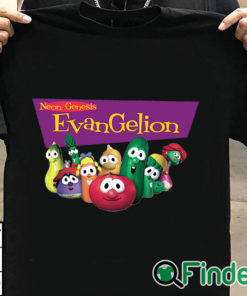 T shirt black Neon Genesis EvanGelion Shirt