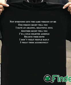 T shirt black Not everyone gets the same vision of me T shirt