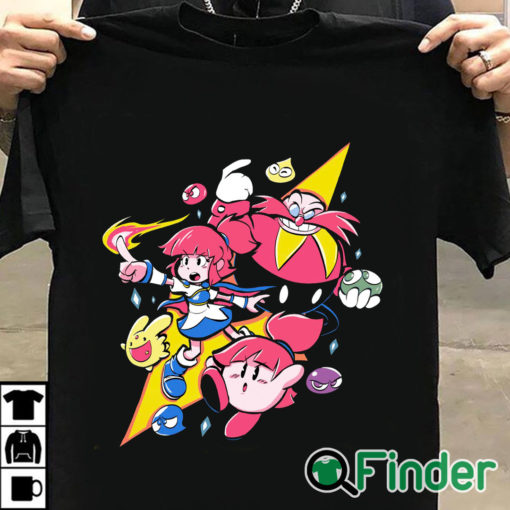 T shirt black Puyo Puyo Shirt