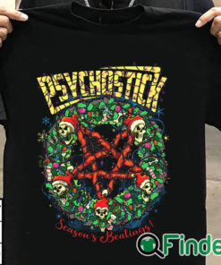 T shirt black Pyschostick Seasons Beatings T shirt