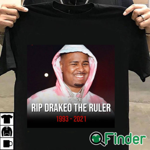 T shirt black RIP Rapper Drakeo The Ruler 1993 2021 T shirt