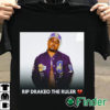 T shirt black RIP Rapper Drakeo The Ruler T shirt