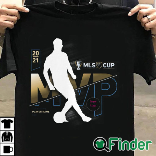 T shirt black Sean Johnson New York City FC 2021 MLS Cup MVP Team Logo T Shirt