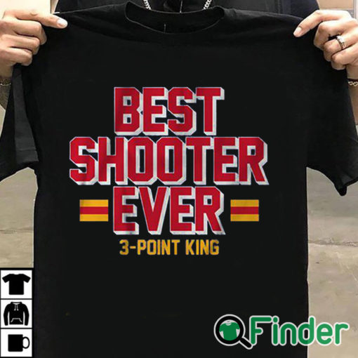 T shirt black Steph Curry Best Shooter Ever 3 Point King T shirt