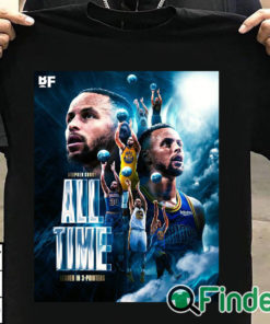 T shirt black Stephen Curry All Time 3PM Leader Shirt