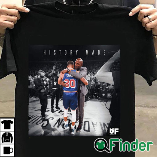 T shirt black Stephen Curry has passed Ray Allen for number 1 on the All Time 3 Pointers T shirt 1