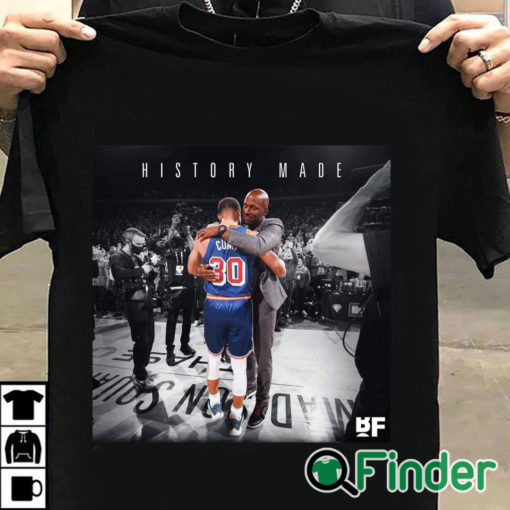 T shirt black Stephen Curry has passed Ray Allen for number 1 on the All Time 3 Pointers T shirt