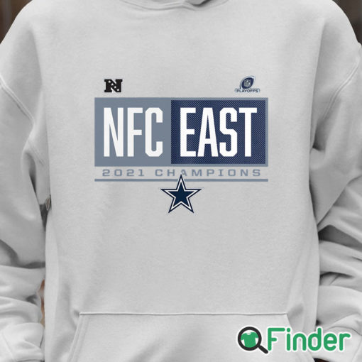 Unisex Hoodie Dallas Cowboys 2021 NFC East Division Champions Blocked Favorite T Shirt