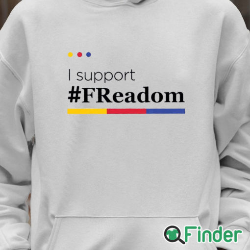 Unisex Hoodie FReadom Librarian I support T shirt