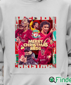 Unisex Hoodie Merry Christmas Reds Liverpool Football Club T shirt