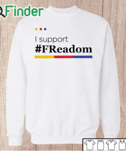 Unisex Sweatshirt FReadom Librarian I support T shirt