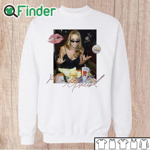 Unisex Sweatshirt Mariah Carey Mcdonalds T shirt