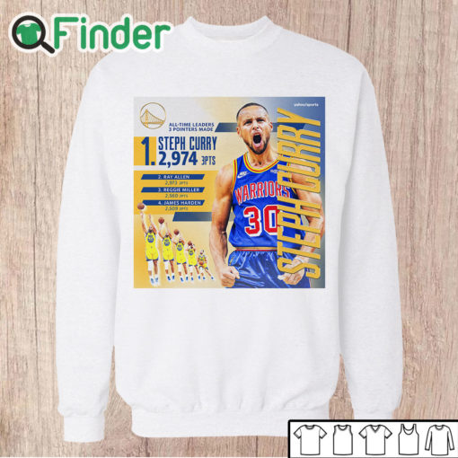 Unisex Sweatshirt Steph Curry 2976 the greatest shooter of all time T shirt 1